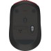 Мышь Logitech M170 красный/черный оптическая 1000dpi беспров. USB 2but (910-004648)