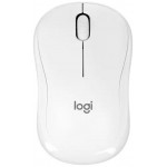 Мышь Logitech Silent M221 белый оптическая 1000dpi беспров. USB 2but (910-006090)