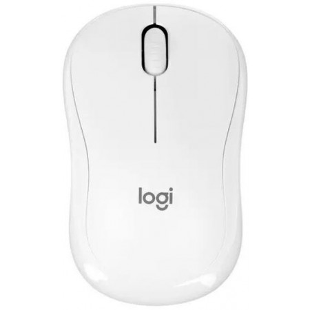 Мышь Logitech Silent M221 белый оптическая 1000dpi беспров. USB 2but (910-006090)