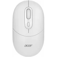 Мышь Acer OMR301 белый оптическая 1600dpi беспров. BT/Radio USB 4but (ZL.MCECC.01U)