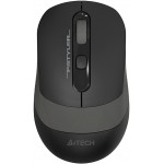 Мышь A4Tech Fstyler FG10CS Air черный/серый оптическая 2000dpi silent беспров. USB для ноутбука 4but (FG10CS AIR STONE GREY)