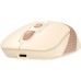 Мышь A4Tech Fstyler FG10CS Air бежевый/коричневый оптическая 2000dpi silent беспров. USB для ноутбука 4but (FG10CS AIR CAFE LATTE)