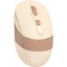 Мышь A4Tech Fstyler FG10CS Air бежевый/коричневый оптическая 2000dpi silent беспров. USB для ноутбука 4but (FG10CS AIR CAFE LATTE)
