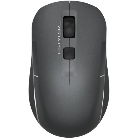 Мышь A4Tech Fstyler FB26CS Air серый/черный оптическая 2000dpi silent беспров. BT/Radio USB для ноутбука 4but (FB26CS AIR SMOKY GREY)