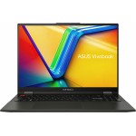 Ноутбук Asus Vivobook S 16 Flip TN3604YA-MC094W Ryzen 5 7530U 8Gb SSD256Gb AMD Radeon Vega 7 16" IPS Touch WUXGA (1920x1200) Windows 11 Home black WiFi BT Cam (90NB1041-M003Z0)