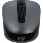 Мышь Defender Wave MM-995 серебристый оптическая 1600dpi silent беспров. USB для ноутбука 3but (52993)