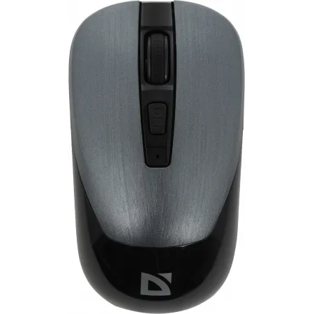 Мышь Defender Wave MM-995 серебристый оптическая 1600dpi silent беспров. USB для ноутбука 3but (52993)