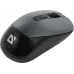 Мышь Defender Wave MM-995 серебристый оптическая 1600dpi silent беспров. USB для ноутбука 3but (52993)