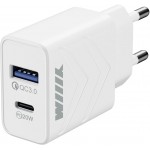 Сетевое зар./устр. Wiiix UNN-4-2-03-QCPD 20W 3A (PD+QC) USB-C/USB-A белый