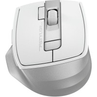 Мышь A4Tech Fstyler FB45CS Air белый/серебристый оптическая 2000dpi silent беспров. BT/Radio USB 7but (FB45CS AIR USB (SILVER WHITE))