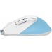 Мышь A4Tech Fstyler FG45CS Air голубой/белый оптическая 2000dpi silent беспров. USB для ноутбука 7but (FG45CS AIR USB (LCY BLUE))