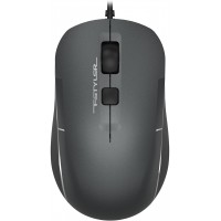 Мышь A4Tech Fstyler FM26S серый/черный оптическая 1600dpi silent USB для ноутбука 4but (FM26S USB (SMOKY GREY))