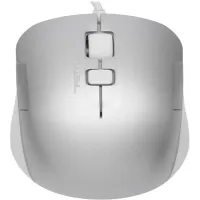 Мышь A4Tech Fstyler FM26S серебристый/белый оптическая 1600dpi silent USB для ноутбука 4but (FM26S USB (ICY WHITE))