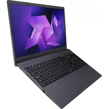 Ноутбук Kvadra Nau LE15T Core i3 1215U 8Gb SSD256Gb Intel UHD Graphics 15.6" IPS FHD (1920x1080) без ОС dk.grey WiFi BT Cam (Y22L02P01101R_329EB4)