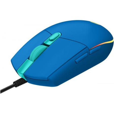 Мышь Logitech G102 LightSync синий оптическая 8000dpi USB 5but (910-005810)