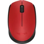 Мышь Logitech M171 красный/черный оптическая 1000dpi беспров. USB для ноутбука 2but (910-004645)