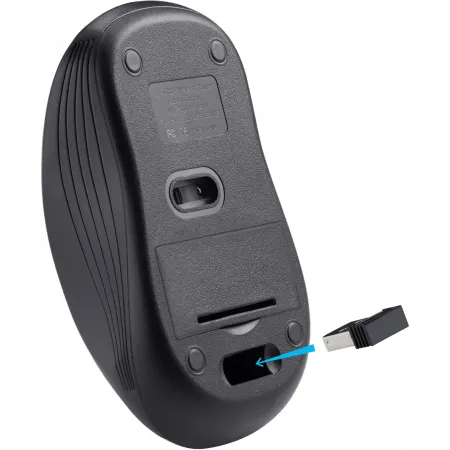 Мышь Defender Bit MB-205 черный оптическая 1200dpi silent беспров. USB 2but (52205)