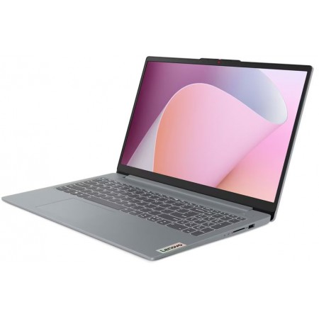 Ноутбук Lenovo IdeaPad Slim 3 15AMN8 Ryzen 5 7520U 8Gb SSD256Gb AMD Radeon 610M 15.6" TN FHD (1920x1080) noOS grey WiFi BT Cam (82XQ0006RK)