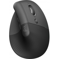 Мышь Logitech Lift графитовый оптическая 4000dpi беспров. BT/Radio USB 5but (910-006479)