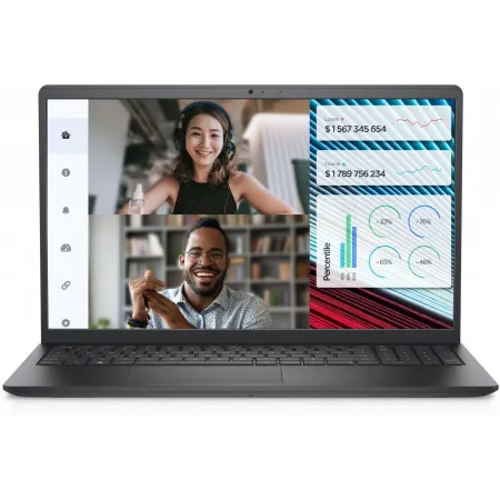 Ноутбук Dell Vostro 3520 Core i5 1235U 8Gb SSD256Gb Intel UHD Graphics 15.6" WVA FHD (1920x1080) Windows 11 Home black WiFi BT Cam (3520-5821)