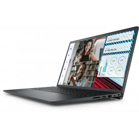 Ноутбук Dell Vostro 3520 Core i3 1215U 8Gb SSD256Gb Intel UHD Graphics 15.6" WVA FHD (1920x1080) Ubuntu black WiFi BT Cam (3520-3820)