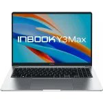 Ноутбук Infinix Inbook Y3 Max YL613 Core i3 1215U 8Gb SSD512Gb Intel UHD Graphics 16" IPS FHD (1920x1200) Free DOS silver WiFi BT Cam (71008301568)