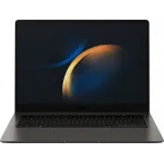 Ноутбук Samsung Galaxy Book 3 Pro NP944 Core i7 1360P 16Gb SSD512Gb Intel Iris Xe graphics 14" AMOLED 3K (2880x1800) Windows 11 Pro graphite WiFi BT Cam (NP944XFG-KC1IT)