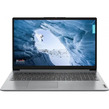 Ноутбук Lenovo IdeaPad 1 15IGL7 Celeron N4020 8Gb SSD256Gb Intel UHD Graphics 600 15.6" TN FHD (1920x1080) noOS grey WiFi BT Cam (82V700EMUE)