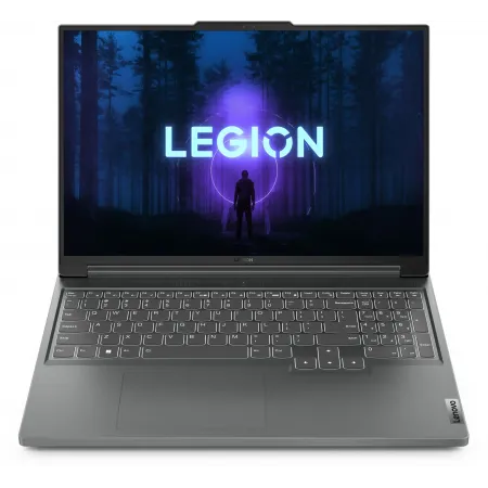 Ноутбук Lenovo Legion Slim 5 16IRH8 Core i7 13700H 16Gb SSD512Gb NVIDIA GeForce RTX4050 6Gb 16" IPS WUXGA (1920x1200) noOS grey WiFi BT Cam (82YA00DNLK)