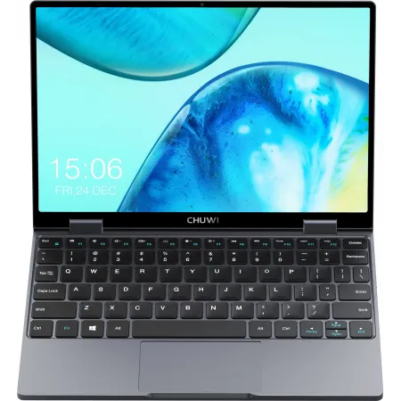 Ноутбук Chuwi MiniBook X N-series N100 12Gb SSD512Gb Intel UHD Graphics 10.51" IPS Touch WQXGA (1920x1200) Windows 11 Home grey WiFi BT Cam 3800mAh (1746362)