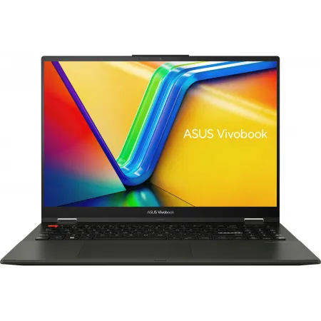 Ноутбук Asus Vivobook S 16 Flip TN3604YA-MC099W Ryzen 5 7530U 8Gb SSD512Gb AMD Radeon Vega 7 16" IPS Touch WUXGA (1920x1200) Windows 11 Home black WiFi BT Cam (90NB1041-M00450)