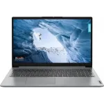 Ноутбук Lenovo IdeaPad 1 15IAU7 Core i3 1215U 8Gb SSD256Gb Intel UHD Graphics 15.6" TN FHD (1920x1080) noOS grey WiFi BT Cam (82QD00DMUE)