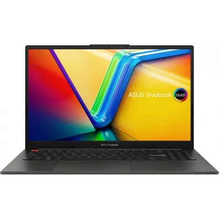 Ноутбук Asus Vivobook S 15 OLED K5504VA-MA278W Core i9 13900H 16Gb SSD1Tb Intel Iris Xe graphics 15.6" OLED 2.8K (2880x1620) Windows 11 Home black WiFi BT Cam (90NB0ZK2-M00LT0)