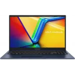 Ноутбук Asus Vivobook 15 X1504ZA-BQ824 Core i3 1215U 8Gb SSD256Gb Intel UHD Graphics 15.6" IPS FHD (1920x1080) noOS blue WiFi BT Cam (90NB1021-M015W0)