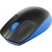 Мышь Logitech M190 черный/синий оптическая 1000dpi беспров. USB 2but (910-005914)