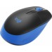 Мышь Logitech M190 черный/синий оптическая 1000dpi беспров. USB 2but (910-005914)