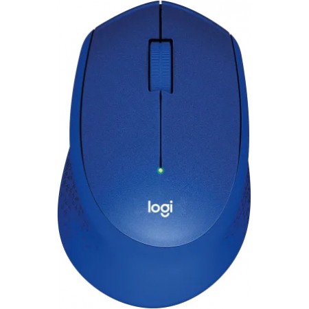 Мышь Logitech M331 Silent Plus синий оптическая 1000dpi silent беспров. USB 3but (910-004915)