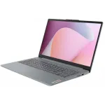 Ноутбук Lenovo IdeaPad Slim 3 15AMN8 Ryzen 5 7520U 8Gb SSD512Gb AMD Radeon 610M 15.6" IPS FHD (1920x1080) noOS grey WiFi BT Cam (82XQ0057RK)