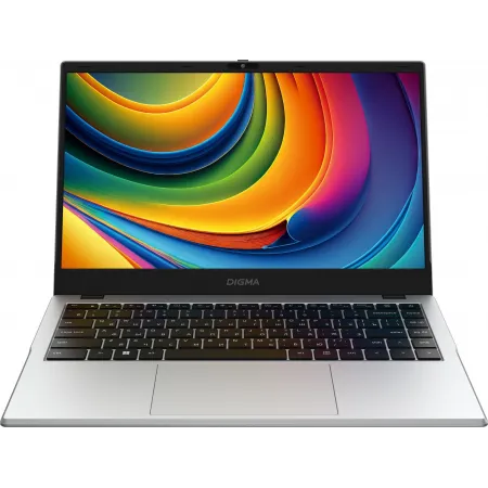 Ноутбук Digma EVE C4801 N-series N100 8Gb SSD256Gb Intel UHD Graphics 14" IPS FHD (1920x1080) Windows 11 Professional silver WiFi BT Cam 5900mAh (DN14N1-8CXW01)