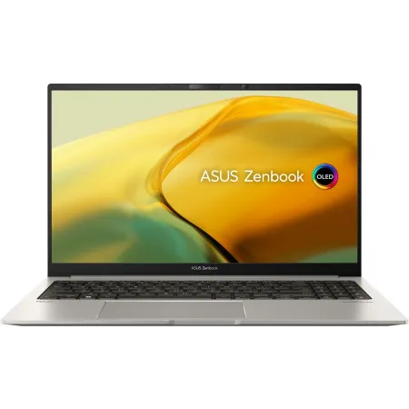 Ноутбук Asus Zenbook 15 OLED UM3504DA-MA251 Ryzen 7 7735U 16Gb SSD1Tb AMD Radeon 15.6" OLED 2.8K (2880x1620) noOS grey WiFi BT Cam (90NB1163-M009F0)