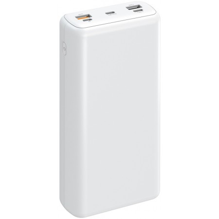 Мобильный аккумулятор TFN Solid PB-283 30000mAh QC/PD 20W 3A 3xUSB-A/USB-C белый (TFN-PB-283-WH)