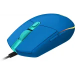 Мышь Logitech G203 LightSync синий оптическая 8000dpi USB 5but (910-005798)