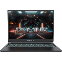 Ноутбук Gigabyte G6 Core i7 12650H 16Gb SSD512Gb NVIDIA GeForce RTX4050 6Gb 16" IPS FHD+ (1920x1200) Free DOS black WiFi BT Cam (MF-G2KZ853SD)