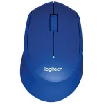 Мышь Logitech M330 Silent Plus синий оптическая 1000dpi silent беспров. USB 2but (910-004925)