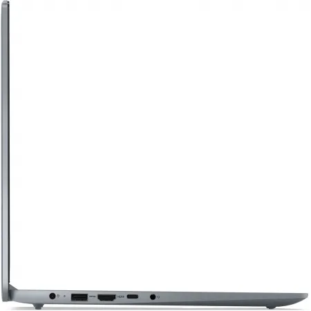 Ноутбук Lenovo IdeaPad Slim 3 15IAH8 Core i5 12450H 8Gb SSD256Gb Intel UHD Graphics 15.6" IPS FHD (1920x1080) noOS grey WiFi BT Cam (83ER008TRK)