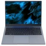 Ноутбук Digma Pro Pactos Ryzen 7 7730U 16Gb SSD512Gb AMD Radeon 16" IPS WUXGA (1920x1200) Windows 11 Professional dk.grey WiFi BT Cam 5500mAh (DN16R7-ADXW03)