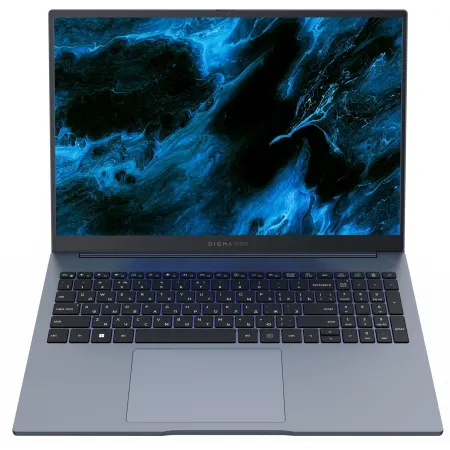 Ноутбук Digma Pro Pactos Ryzen 7 7730U 16Gb SSD512Gb AMD Radeon 16" IPS WUXGA (1920x1200) Windows 11 Professional dk.grey WiFi BT Cam 5500mAh (DN16R7-ADXW03)