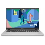 Ноутбук MSI Modern 14 C12MO-1086XRU Core i3 1215U 16Gb SSD512Gb Intel UHD Graphics 14" IPS FHD (1920x1080) Free DOS silver WiFi BT Cam (9S7-14J111-1086)