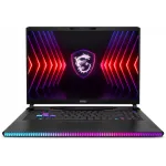 Ноутбук MSI Raider GE68 HX 14VIG-473RU Core i9 14900HX 32Gb SSD2Tb NVIDIA GeForce RTX4090 16Gb 16" IPS UHD+ (3840x2400) Windows 11 Home black WiFi BT Cam (9S7-15M131-473)