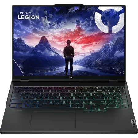 Ноутбук Lenovo Legion Pro 7 16IRX9H Core i9 14900HX 32Gb SSD1Tb NVIDIA GeForce RTX4080 12Gb 16" IPS WQXGA (2560x1600) noOS black WiFi BT Cam (83DE004GRK)